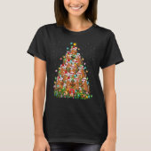 Chipmunk   Xmas Lights Santa Chipmunk Christmas Tr T-shirt (Voorkant)