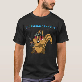 ChipmunkCraft Dark T-Shirt v2