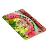 Chipmunks die watermeloen eten magneet (Rechterzijde)