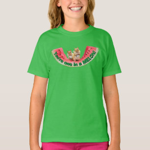 Chipmunks die watermeloen eten t-shirt