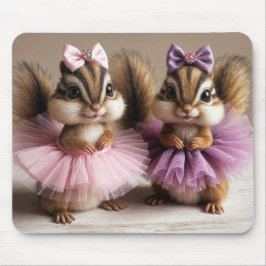 Chipmunks dragen Tutus Muismat