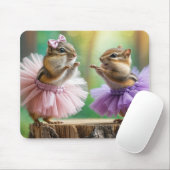 Chipmunks dragen Tutus Muismat (Met muis)