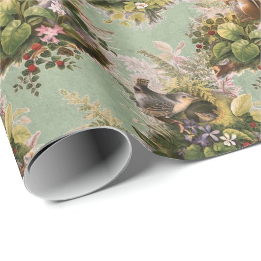 Chipmunks en vogels cadeaupapier (Rol Hoek)