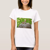 Chipmunks en wilde bloemen t-shirt (Voorkant)