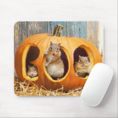 Chipmunks Inside Boo Jack-o-Lantern Muismat (Met muis)