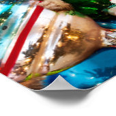 Chipmunks met feestelijke Ornamenten Poster (Hoek)