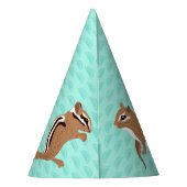 Chipmunks Thema Birthday Party Custom Feesthoedjes (Achterkant)
