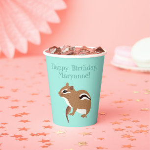 Chipmunks Thema Birthday Party Custom Papieren Bekers