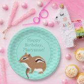 Chipmunks Thema Birthday Party Custom Papieren Bordje (Feest)