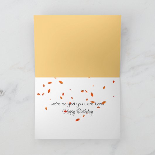 Chipmunks voor de verjaardag van de Herfst Kaart (Binnen)