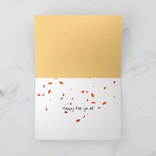 Chipmunks voor vrolijke Herfst Kaart (Binnen)