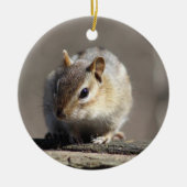 Chipmunkversiering Keramisch Ornament (Voorkant)