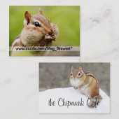 ChipmunkVisitekaartjes Visitekaartje (Voorkant / Achterkant)
