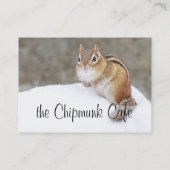 ChipmunkVisitekaartjes Visitekaartje (Achterkant)