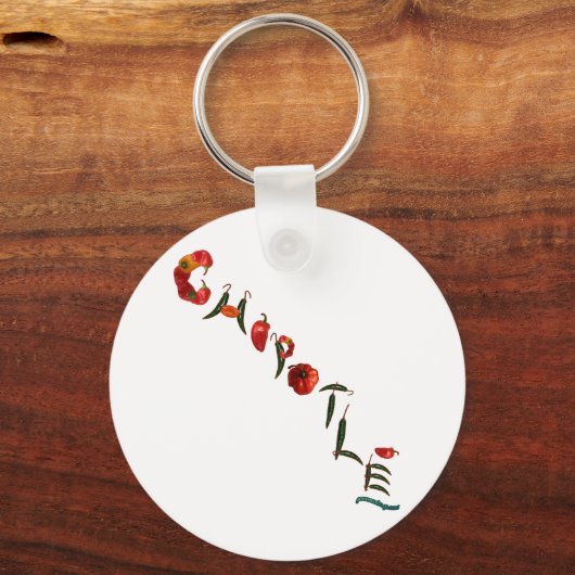 Chipotle Chili Peppers Sleutelhanger (Voorkant)