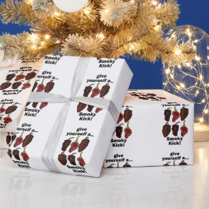 Chipotle Geef jezelf een rokerige schop Grappige C Cadeaupapier