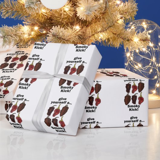 Chipotle Geef jezelf een rokerige schop Grappige C Cadeaupapier (Feestdagen)