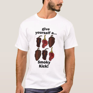 Chipotle Geef jezelf een rokerige schop Grappige C T-shirt