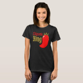 Chipotle King Chili Flavor Spicy Food 1 T-shirt (Voorkant volledig)