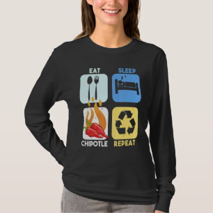 Chipotle Pepers Saus Chili Salsa Poeder Queso Fo T-shirt