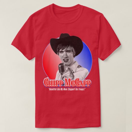 Chipp McCapp Parks en Rec Fan Art T-shirt (Design voorkant)