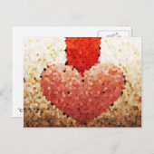 "Chipped Heart" — Briefkaart (Voorkant / Achterkant)