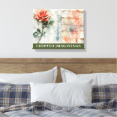 CHIPPED IMAGININGS Stretched Canvas Print (Insitu (Slaapkamer))