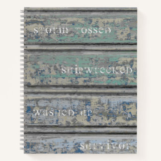 Chipped Paint Survivor notebook Notitieboek