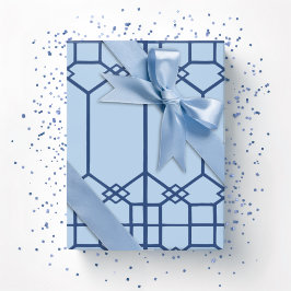 Chippendale achthoekige traliewerk in krachtige le cadeaupapier