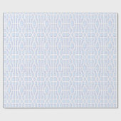 Chippendale Fret in Blue and Purple Cadeaupapier (Vlak)