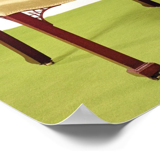 Chippendale mahogany eetstoelen poster (Hoek)