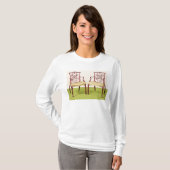 Chippendale mahogany eetstoelen t-shirt (Voorkant volledig)