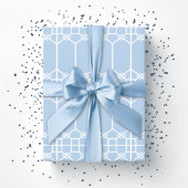 Chippendale Octagon Trellis in Slate Cadeaupapier