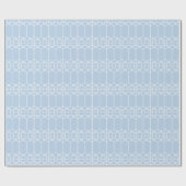 Chippendale Octagon Trellis in Slate Cadeaupapier (Vlak)