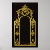 Chippendale spiegel, c.1750 poster (Voorkant)