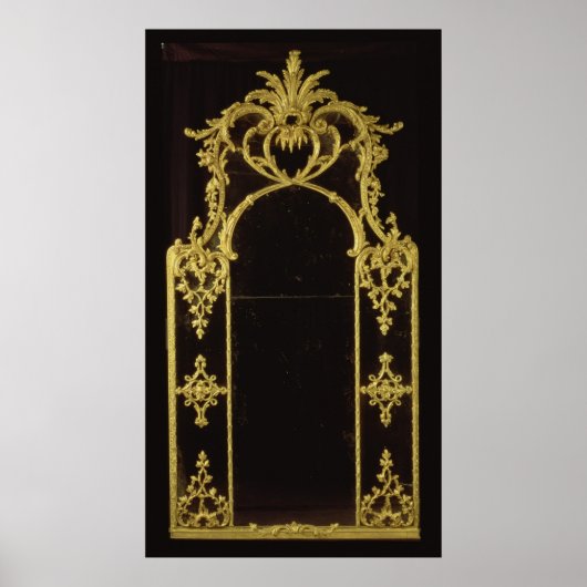 Chippendale spiegel, c.1750 poster (Voorkant)