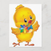 Chipper Easter Chick Briefkaart (Voorkant)
