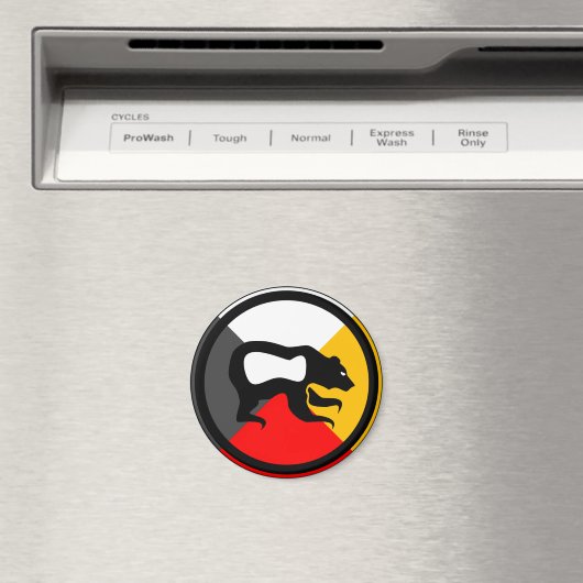 Chippewa Dodem Makwa Magneet (Insitu (Vaatwasser))