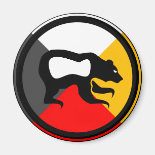 Chippewa Dodem Makwa Magneet