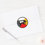 Chippewa Dodem Makwa Ronde Sticker (Envelop)