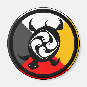 Chippewa Dodem Miskwaa desi Magneet