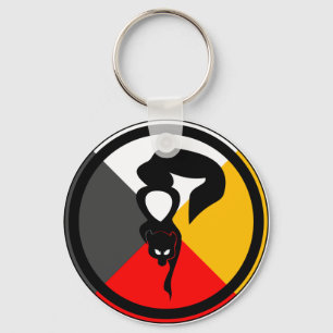 Chippewa Dodem Waabizheshi Sleutelhanger