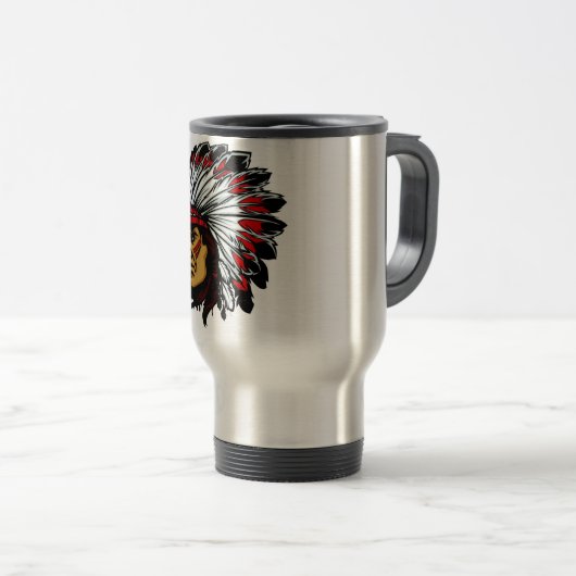 Chippewa Indians Travel Mug Reisbeker (Voorkant rechts)