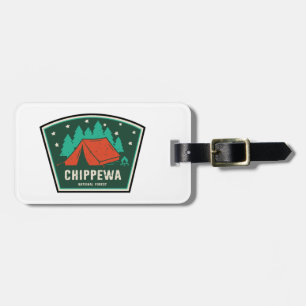 Chippewa National Forest Camping Bagagelabel