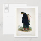 Chippeway Squaw and Child, pub. van F.O.W. Greenou Briefkaart (Voorkant / Achterkant)