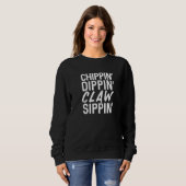 Chippin' Dippin' Claw Sippin' Summer Hard Seltzer Trui (Voorkant volledig)