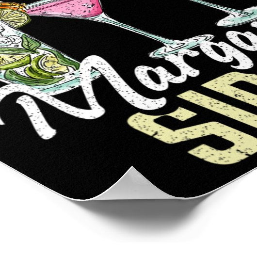 Chippin Dippin Margarita Sippin Cinco De Mayo Drin Poster (Hoek)