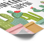 Chippin Dippin Margarita Sippin Fiesta Table Sign Poster (Hoek)