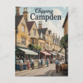 Chipping Campden Vintage Briefkaart (Voorkant)
