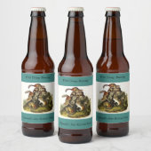 Chipping Eekhoorn ( Eastern Chipmunk ) van Audubon Bier Etiket (Flessen)
